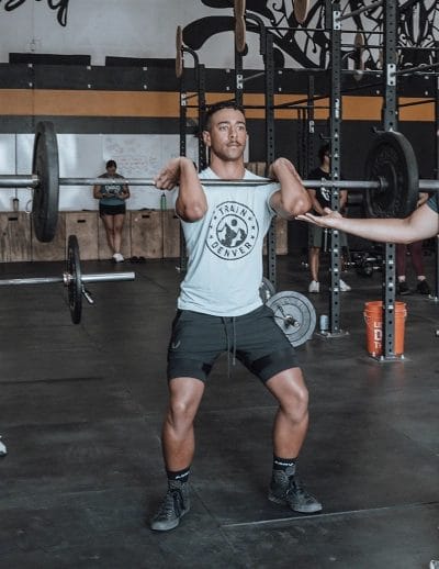 man lift weight